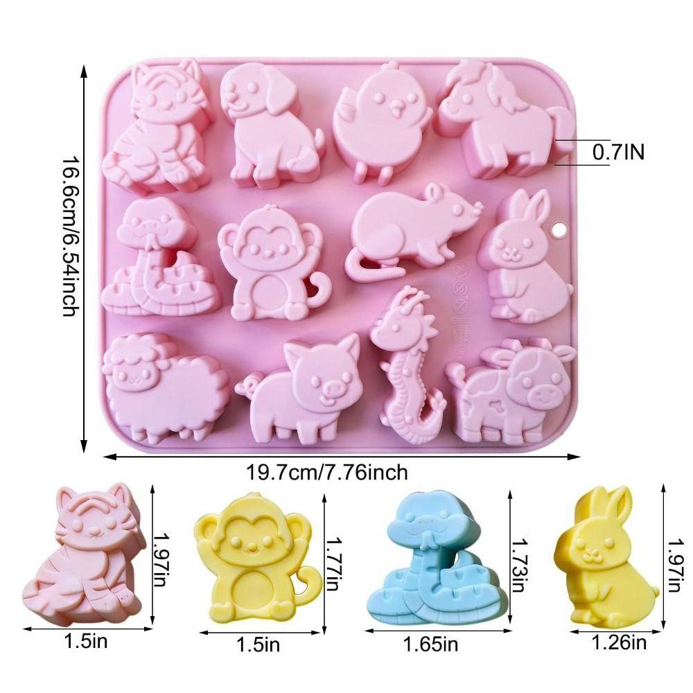 12 Options Chocolate Dessert Mold Reusable Baking Mould Mousse Cake Mold  Dessert Making