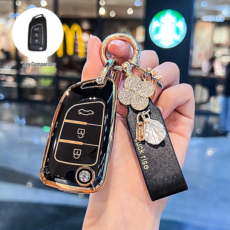 Stylish Key Case for Dongfeng Fengshen AX7, AX3, AX4, AX5, Fengdu MX5, A30 Car Models