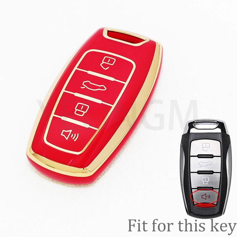 Soft Tpu Car Remote Key Case For Haval Jolion Hover F7 F7X H6 H7 H9 F5 H2S Cover Protector Auto Accessories Shell Fob Holder