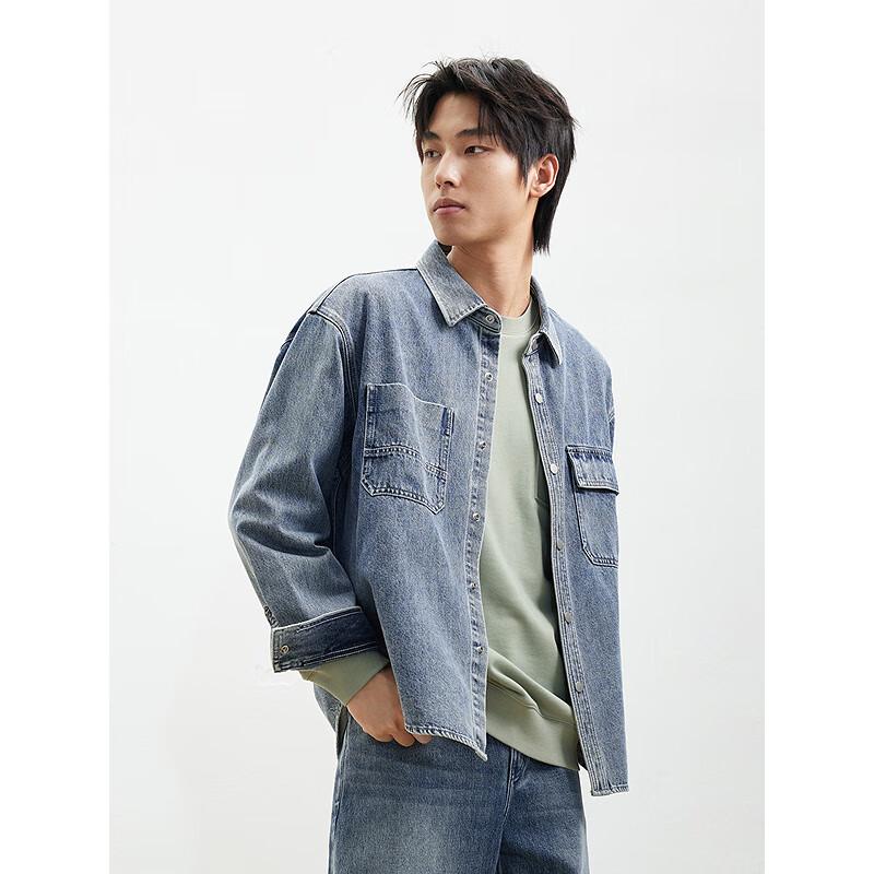 GXG Men's Blue Denim Jacket