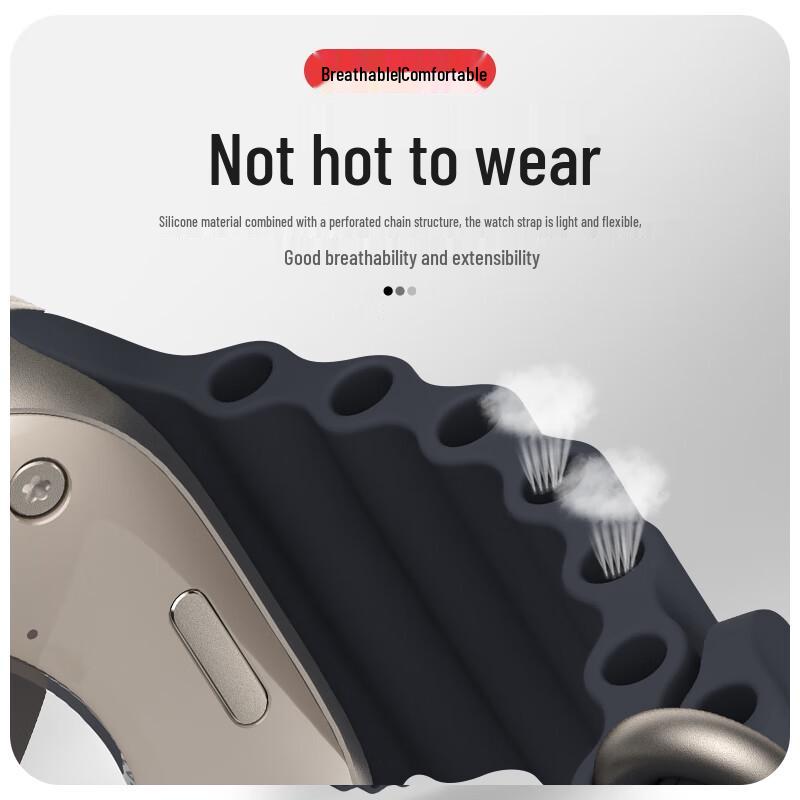 BHO Silicone Ocean Band for Apple Watch