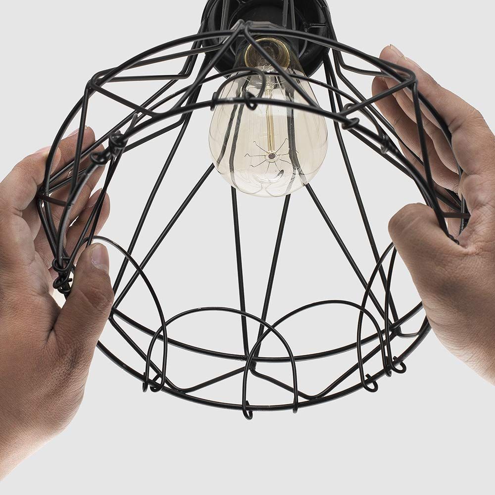 3-Lights Round Cluster Chandelier Folding Black Diamond Hanging Pendant Light, Modern Nordic Ceiling Pendant, Bulbs Not Included