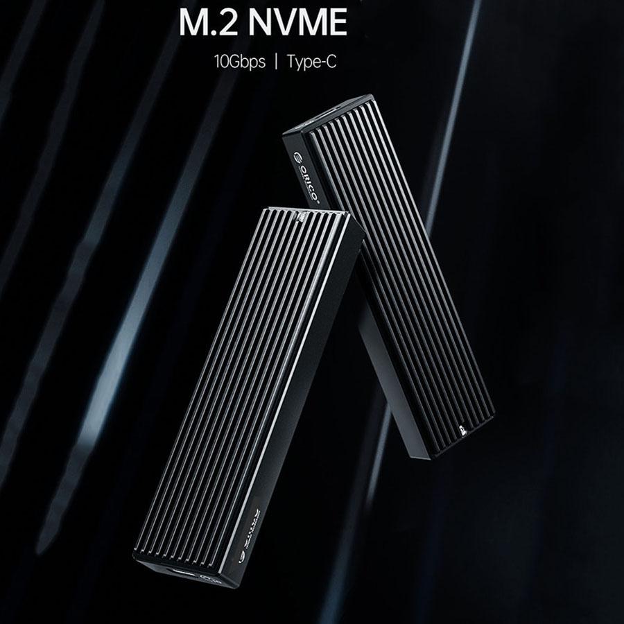 Obudowa na dysk SSD M.2 NVMe 10 Gbps Aluminiowa Obudowa na dysk twardy M.2 NVMe USB 3.1 GEN 2 Dla dysku SSD M.2 do 2 TB Z kablami A do C i C do C - M2PAC3-G20