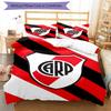 3pcs Football Team (31) Design Cover Set - HD Printed Bedding with 1 Cover and 2 Pillowcases - Perfect for Home and Dorm Decor