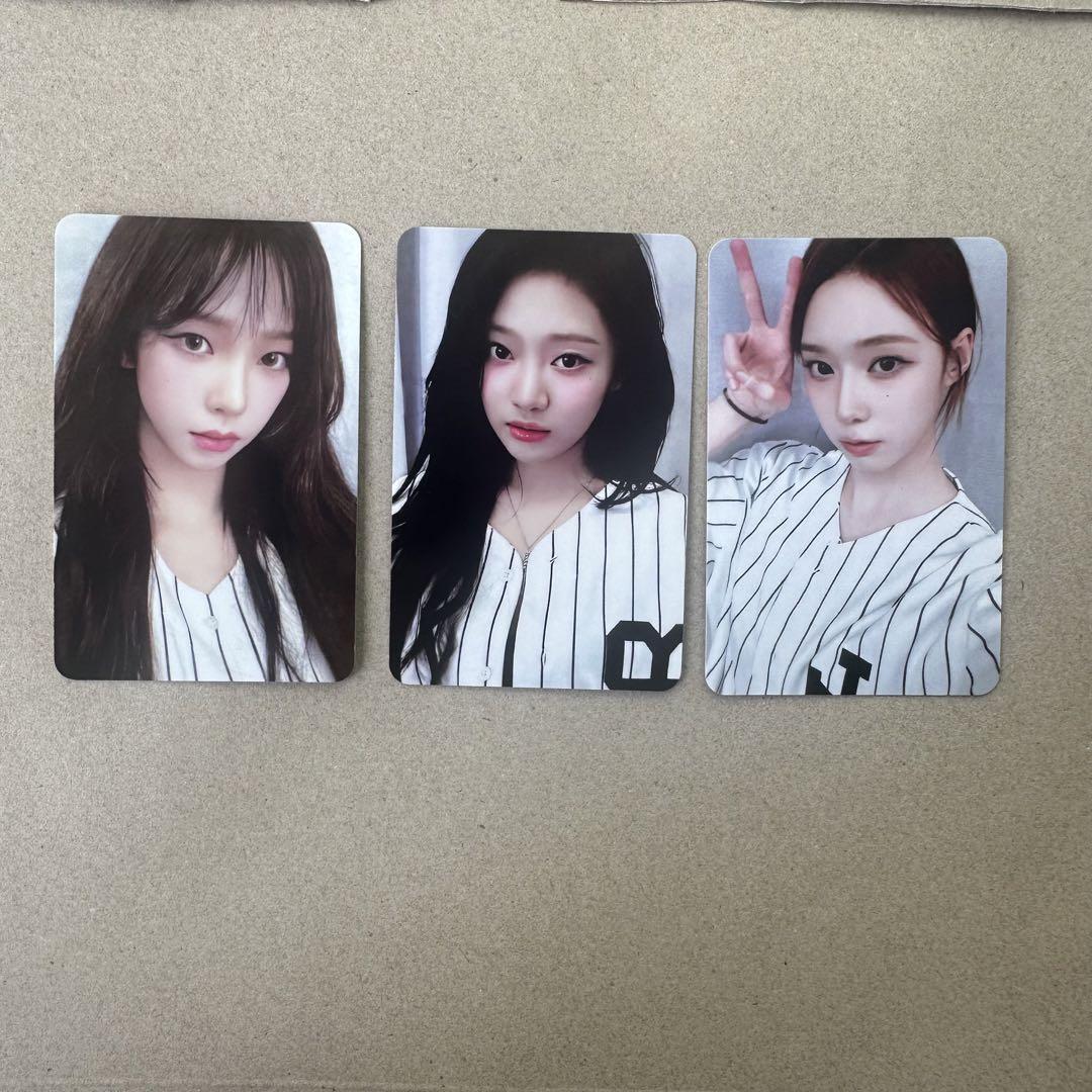 

[USED] aespa MD Better Things Baseball Uniform Trading Cards (3 pieces)