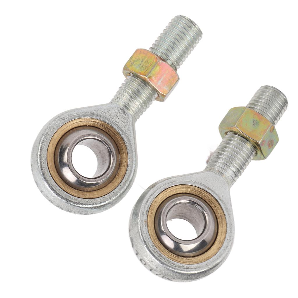 2Pcs Rod End Joint Bearing Left Right M10 Replacement for Modified ATV Four Wheel Quad Go Kart
