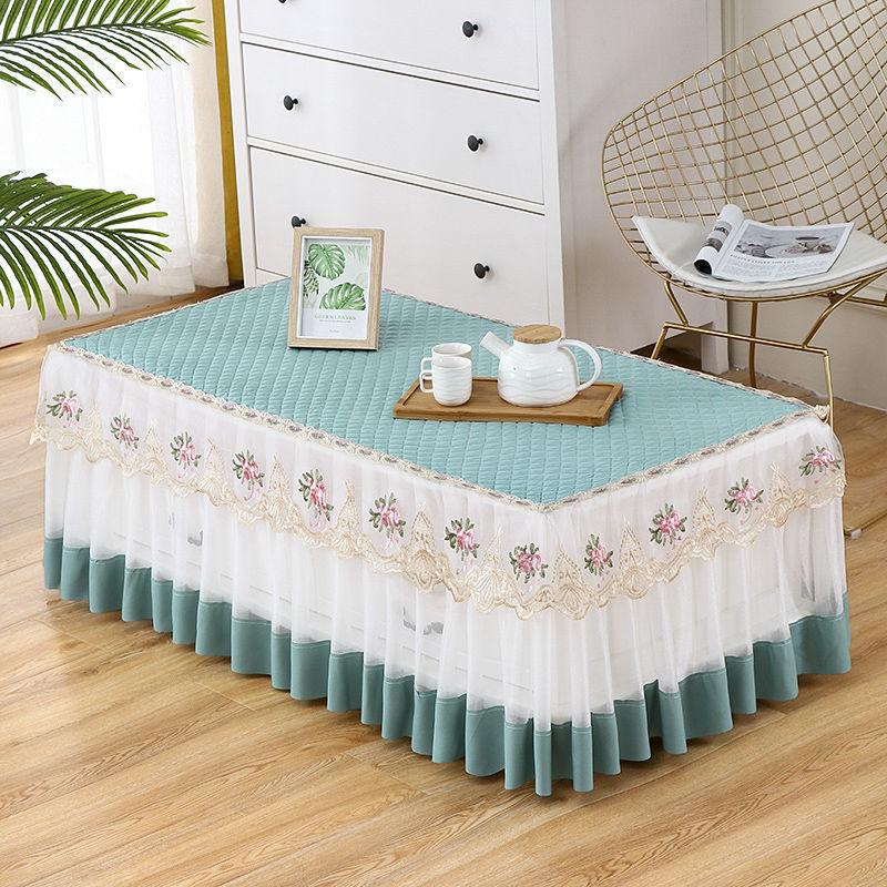 

Coffee table cover tablecloth coffee table mat coffee table set living room thickened rectangular custom coffee table cloth table cloth dust cover 50cm wide, 100cm long, 40 бежевий