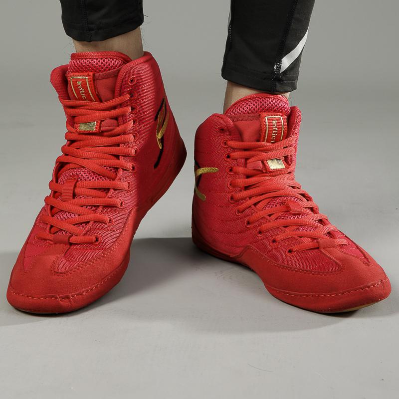 Vysoké Pánské Boxerské Boty Prodyšné Bojové Zápasnické Boty Dámské Protiskluzové Sanda Tenisky Síťované Boxerské Tréninkové Boty