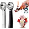 Rechargeable Heated Ice Cream Scoop Adjust Temperature Led Display Self Warming Spoon IP67 Waterproof Electric Ice Cream Scoops