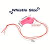 25pcs Plastic Whistles with Lanyard OK Pattern Loud Crisp Sound Emergency Whistles for Sports Training Competition Coaches ZSY