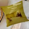 Creepypasta weird B-Backrooms   Personalized picture text home decorative pillows Household Gifts 45x45cm