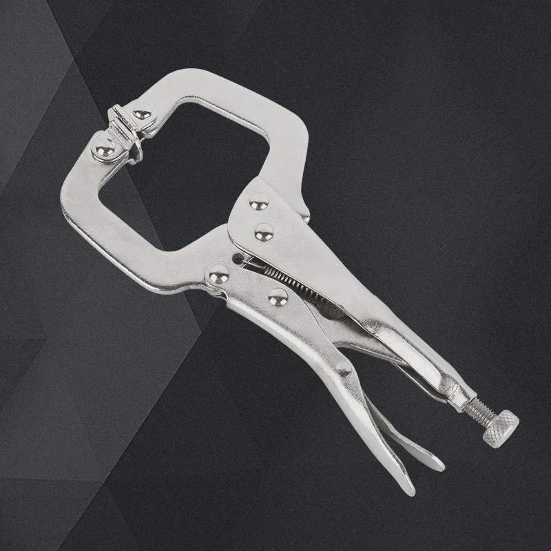Multifunctional C-type Flat Head Pliers for Quick Clamping Tasks.