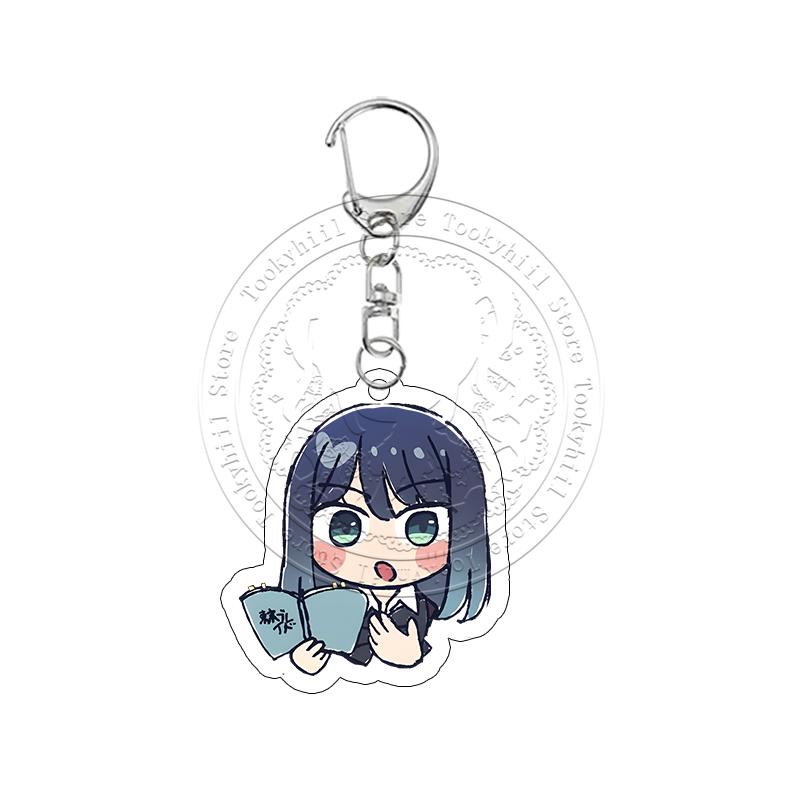Oshi No Ko Acrylic Keychain Cartoon Aqua Exquisite Model Kana Decor Keyring Acg MEM Cho Ruby Bag Pendant Birthday Gift