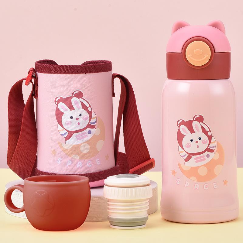 Large Capacity Intelligence Thermos Cup 500ml Vacuum Flasks Portable Stainless Steel Thermos Cup Water Bottle Travel Tea Mug Office Thermos Cup