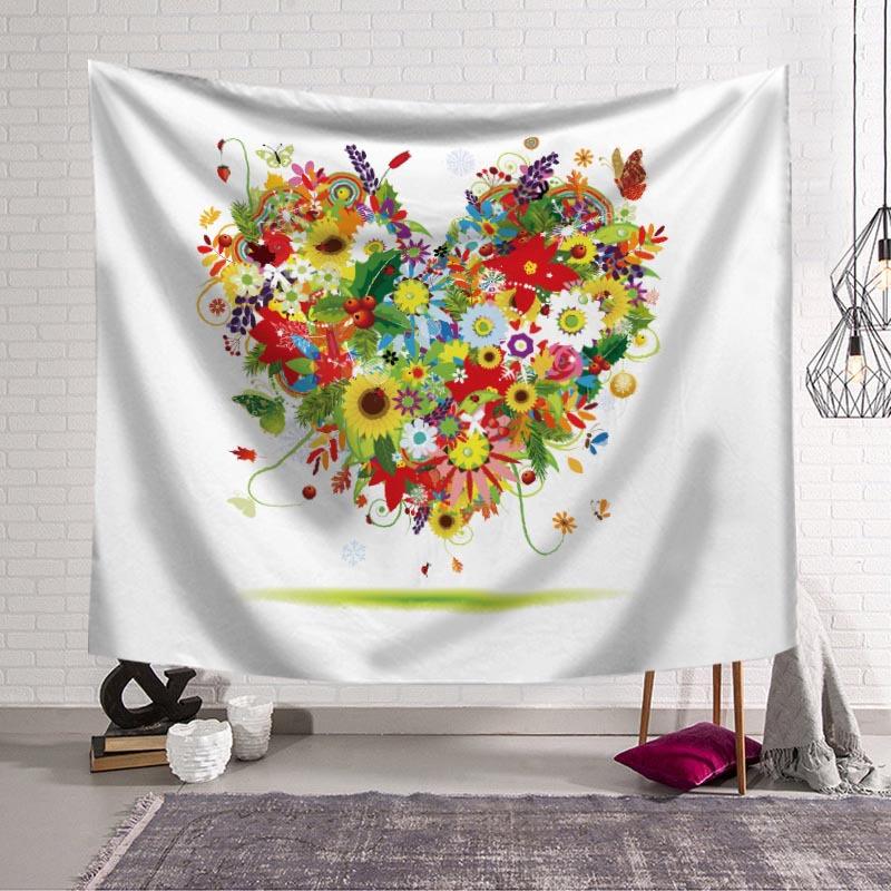 Christmas Snowman Print Pattern Tapestry Christmas Room Wall Decoration Background Fabric Home