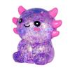 1/4Pcs Glitter Salamander Squeeze Toy Stress Relief Cartoon Salamander Sensory Toy Decompression Clear