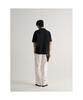 8seconds Double-Weave Open Collar Short Sleeve Knit Black