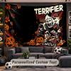 Terrifier Art the Clown Personalized Tapestry Support Custom Name, Wall Art Home Decoration