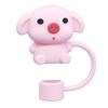 7 Buc. Capace de Paie din Silicon cu Animale Cartoon Reutilizabile Amuzante Dopuri pentru Paie de Pahar Rezistente la Praf pentru Accesorii Pahar Stanley 30/40oz
