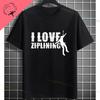 Funny Zipline This Is How I Fly Ziplining Graphic TShirt Pure Cotton Round Neck Short Sleeve Casual Sports Outdoor Tshirt