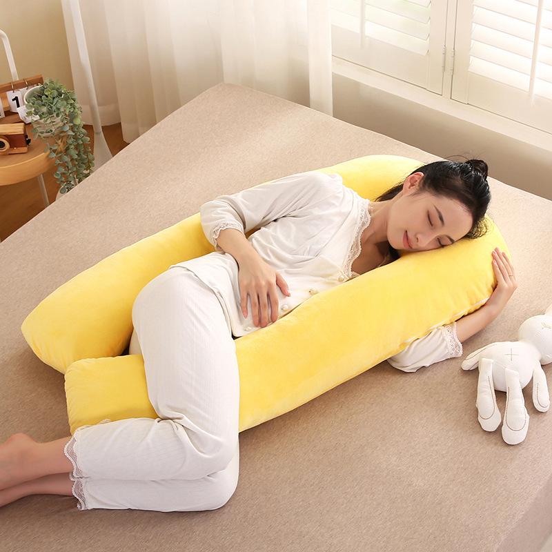 Pregnancy Support Pillow: G, U & L Shapes for Side Sleeping & Back Support