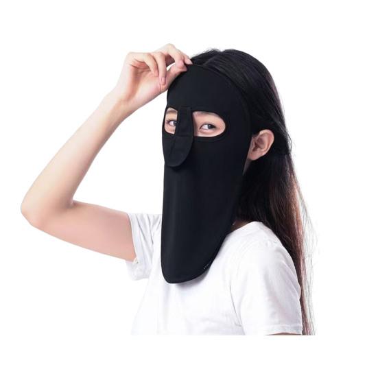 Ochrana obličeje proti slunci Ledové hedvábí Chladivá pokožka Ultralehká Prodyšná látka Ochrana celého obličeje a krku Kryt z ledového hedvábí