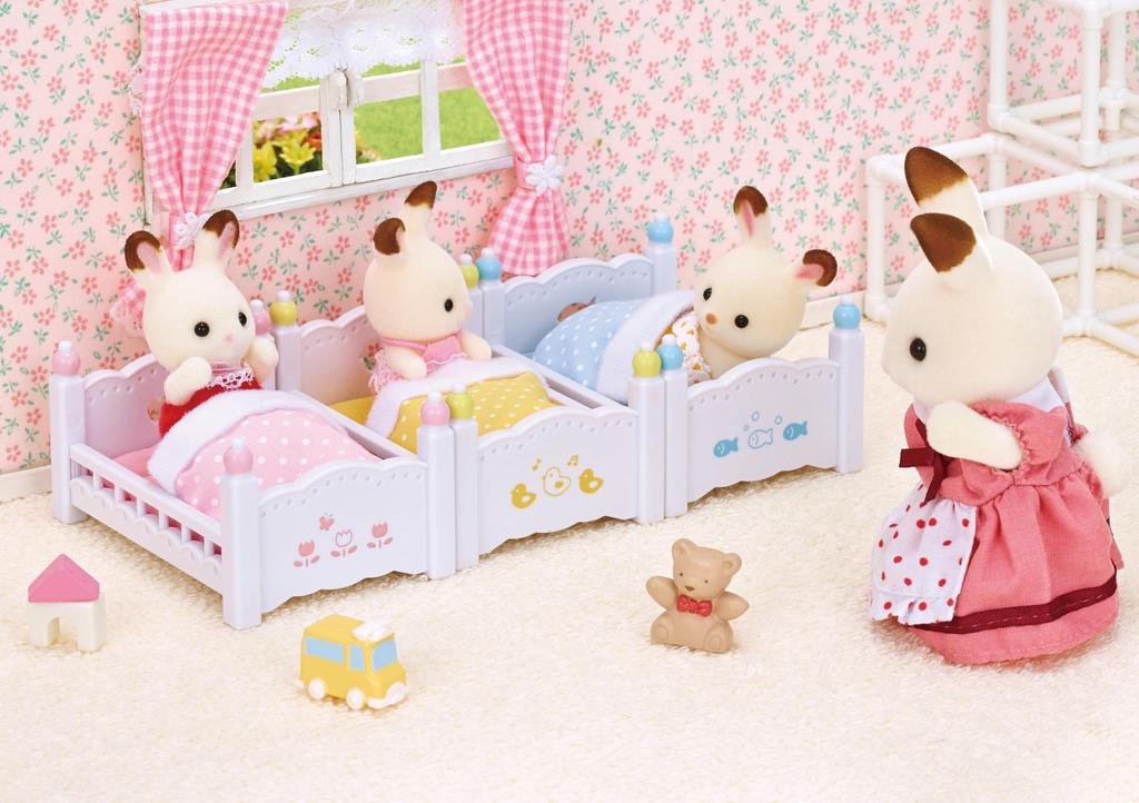 Sylvanian Families Furniture Triple ST Mark Certification For Ages 3 and Up Toy Dollhouse Sylvanian Families EPOCH [Baby Bed] Car-213