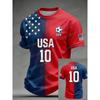 Vintage Rock Tour Soccer‑Style Jersey T‑Shirt Number 21 Graphic