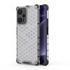 Shockproof Transparent Case For Xiaomi Poco F5 Anti-knock Honeycomb Armor Clear Back Case For Poco F5 Case Cover For Poco F5 Pro