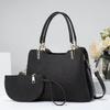 2025 Simple and Elegant Style 2-piece Handheld Set flower Lace women's bag large capacity elegant printed shoulder crossbody bag