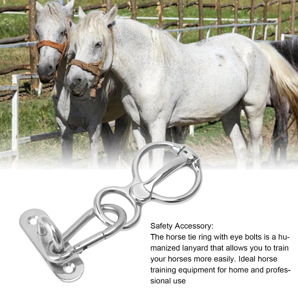 7Pcs Set Half Round Ring Horse Training Equipment Horse Tie Ring Part Professional Use