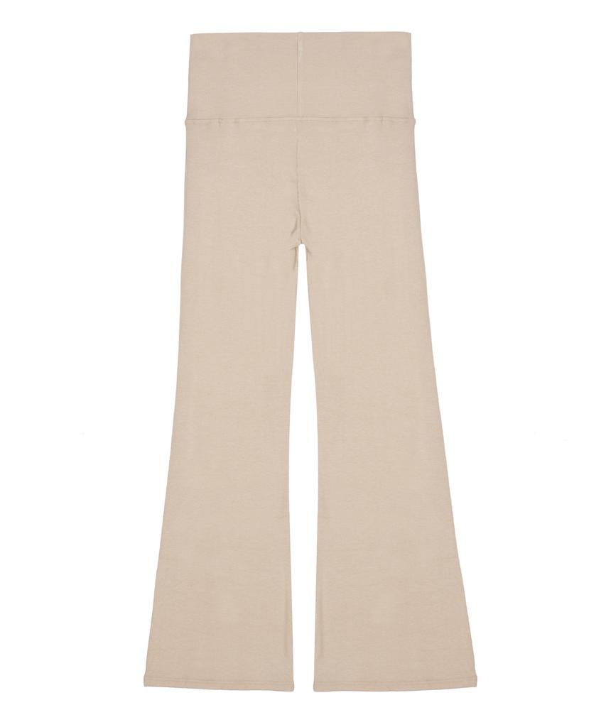 Nigaennikol Folding Boots Cut Pants_Beige