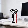 3D Printed Warrior Pen Gladiator Soul Stand Home Office Nightmare Pencil Holder Sorcerer Desktop Bookshelf Decoration