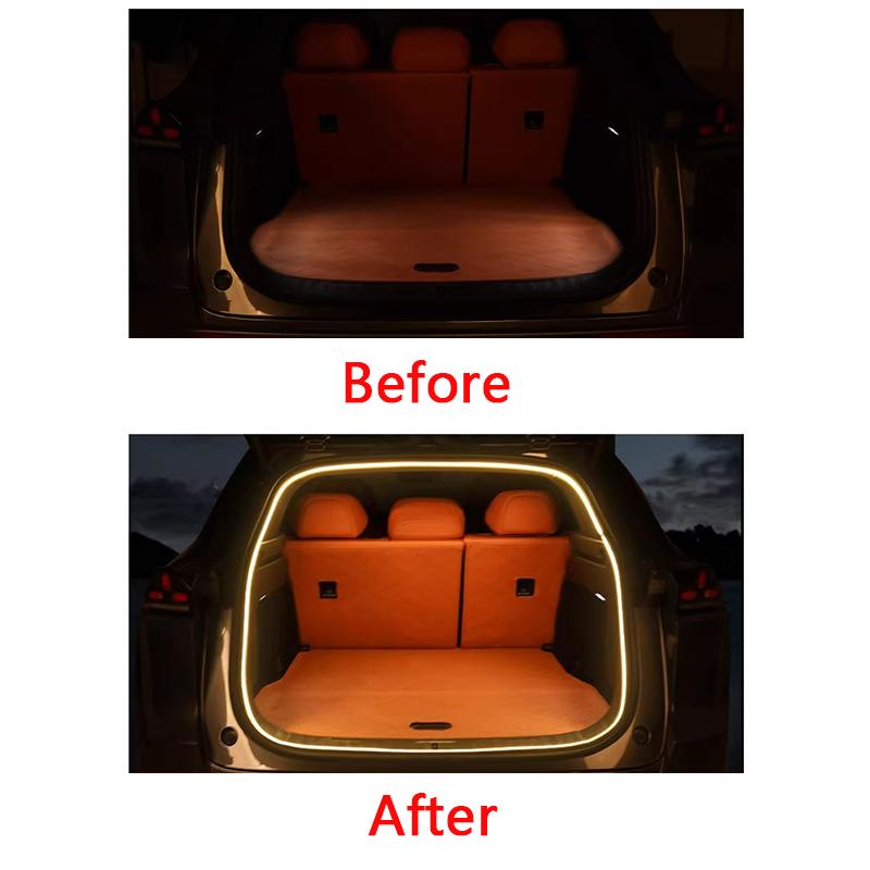 For Changan Deepal S7 S07 2024-2026 Trunk Lighting Lamp Interior Trim Trunk Atmosphere Light Bar Automobile Supplies