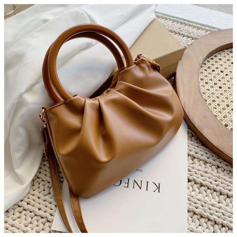 Hochwertige kleine Tasche Damen 2025 Sommer Neu Trendige Mode Tragbare Umhängetasche Ausländischer Stil Plissierte Wolken-Schultertasche