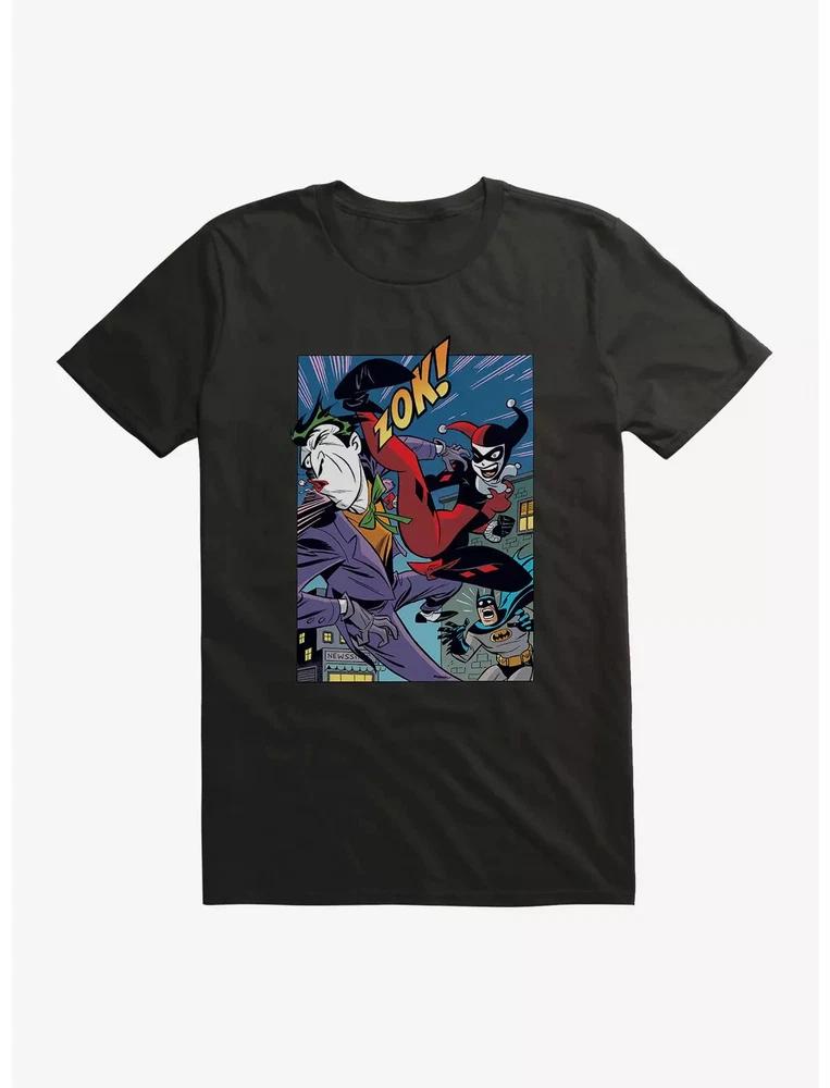 Comics BatUnisex Harley Quinn Joker Kick T Shirt Size S 4XL Gift For Friends S