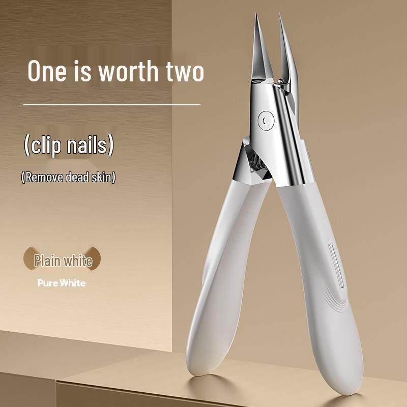 Multi-Functional Angled Stainless Steel Ingrown Nail Pliers for Thick Toenails