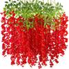 12PCS Artificial Flowers Rattan Home Festival Wedding Celebration Party Outdoor Garden Wall Garland DIY Gift Box Decor Accessory