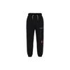 Knitted Sweatpants Men's Black Thickened Cuffed Pants (Unisex) Knitted Sweatpants CK6664 010