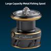 Mulineta spinning 5+1BB 5.2:1 mulinetă de pescuit cu bobină metalică mâner interschimbabil din stânga și din dreapta