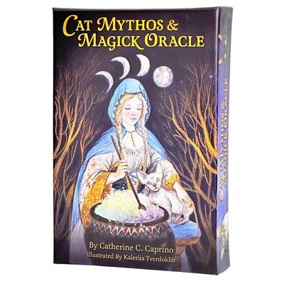 Oracle Cards Cat Mythos Magick Oracle English Affirmation Cat Fortune Telling Authentic I.I.J &