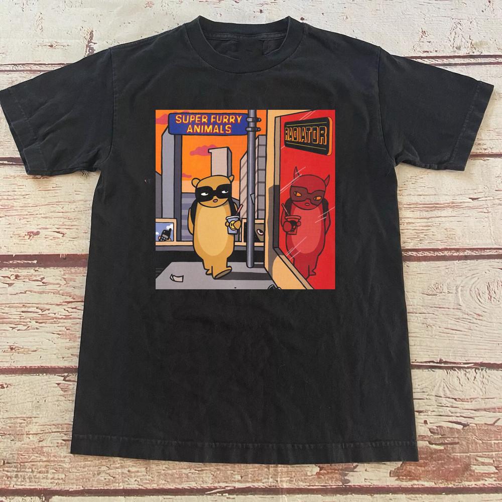 Super Furry Animals Band Album Radiator T Shirt  Unisex T-Shirt S