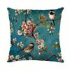 Painting Birds And Branch Print Throw Pillow Case, Cushion Cover For Sofa Home Decor 45x45cm