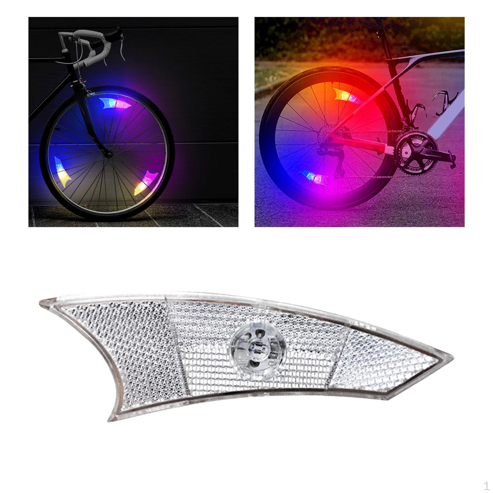 

Bicycle Wheel Light Bike Spoke Lightweight Kids Rim Reflective Warning Lamp Colorful