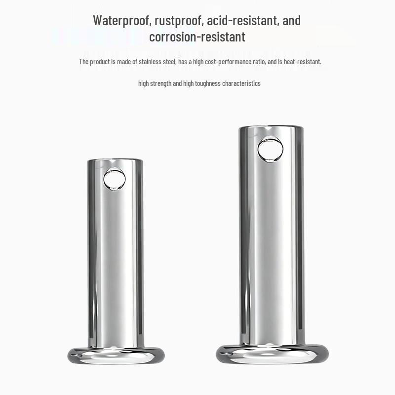 304 Stainless Steel Flat Head Clevis Pin with Hole