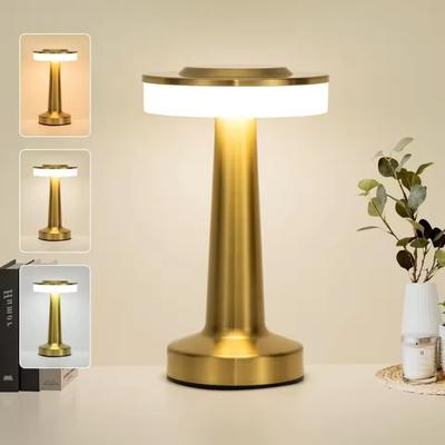 מנורת שולחן LED חיישן מגע נטענת מנורת לילה שולחנית אלחוטית מנורת קריאה למסעדה מלון בר קישוט לחדר שינה