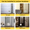 Cat Flap Door Weatherproof Interior Pet Door with 4 Way Lock Easy To Install Pet Doorway for Cabinet Garage Laundry Room Closet