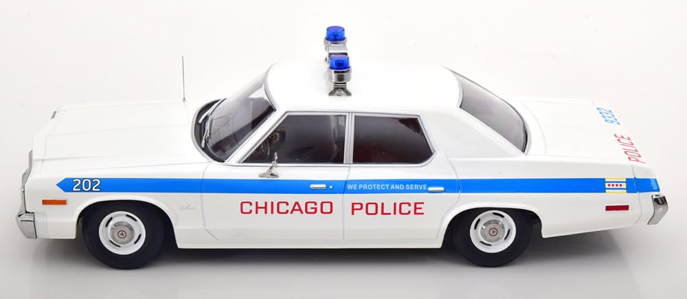 KK Scale Dodge Monaco 1974 Chicago Police Finished Product 1/18
