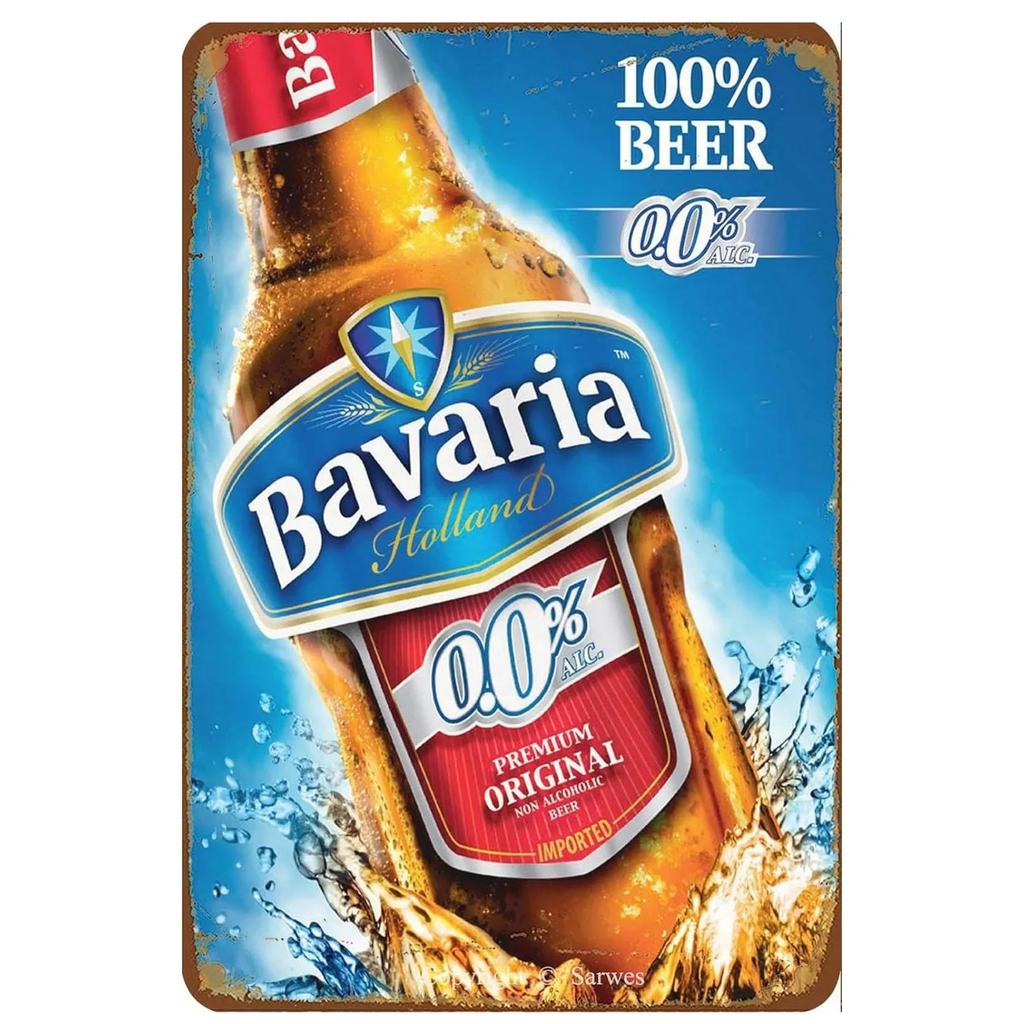 Brand Beer Metal Tin Signs Plaque Bavaria Wall Decoration Vintage Posters Iron Painting for Man Cave Home Cafe Garden Club Bar