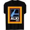 Alki Milk Parody Alcohol Drinking Party Malle Meme Unisex T-Shirt Men's Unisex T-Shirt Funny Perfect for Home|Outdoor|Work|Gifting (Valentine's